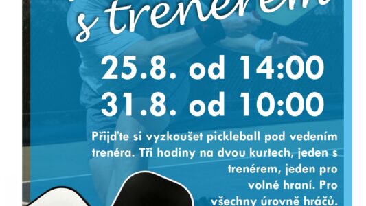 Pickleball Open Day s trenérem