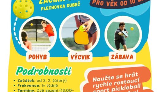 Pickleball míří do Plechovky Dubeč