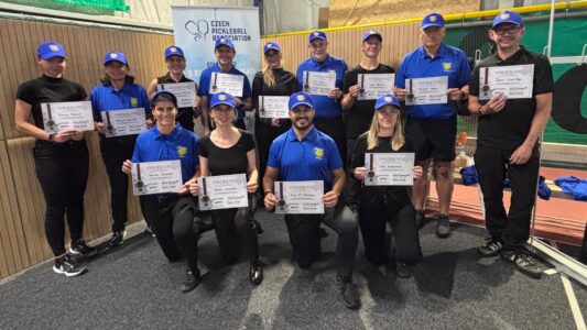 Czech pickleball Association má nové certifikované rozhodčí! V pražské Plechovce Dubeč proběhlo prestižní školení European Pickleball Federation